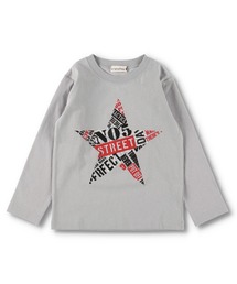 BRANSHES（ブランシェス）の「星プリント長袖Tシャツ（Tシャツ/カットソー）」