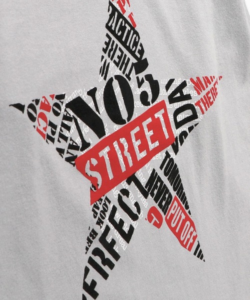 BRANSHES(ブランシェス)の「星プリント長袖Tシャツ(Tシャツ/カットソー・キッズ・ライトグレー/ネイビー・90cm/150cm/140cm/80cm/120cm/130cm/110cm/100cm)」の4枚目の写真