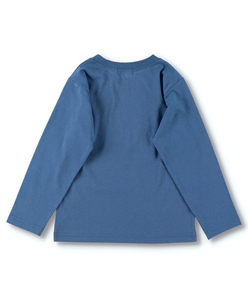 BRANSHES(ブランシェス)の「星プリント長袖Tシャツ(Tシャツ/カットソー・キッズ・ライトグレー/ネイビー・90cm/150cm/140cm/80cm/120cm/130cm/110cm/100cm)」の9枚目の写真