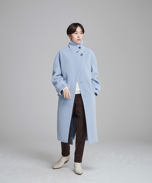 NOISE MAKER(ノイズメーカー)の「2way shaggy oversize coat(その他アウター)」|ライトブルー