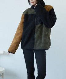 tone（トーン）の「【TONE MEN'S】ボアZIPハイネックブルゾン(BL)（ブルゾン）」