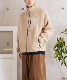tone（トーン）の「【TONE MEN'S】ボアZIPハイネックブルゾン(BL)（ブルゾン）」