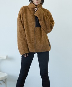 Color belt teddy ボアコート Color belt teddy ボアコートを使った 