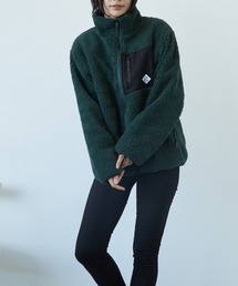 【TONE MEN'S】ボアZIPハイネックブルゾン(BL)