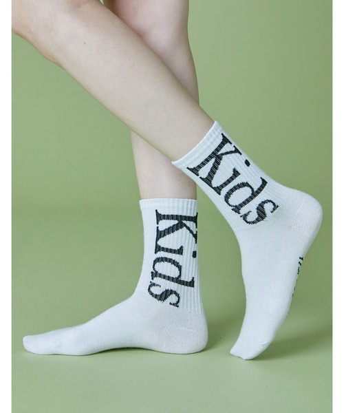 Little sunny bite（リトルサニーバイト）の「《Little sunny bite（リトルサニーバイト）》KIDS SOCKS（ソックス/靴下・レディース・ブラック/レッド/ホワイト・FREE）」の2枚目の写真