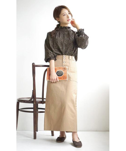 zootie(ズーティー)の「スクエアトゥ Vカットバブーシュ(パンプス・レディース・カーキ/モカ/ホワイトゴールド/ブラック/その他/レオパード・M/LL/L/S)」の15枚目の写真