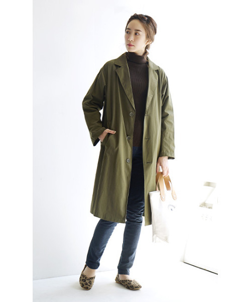 zootie(ズーティー)の「スクエアトゥ Vカットバブーシュ(パンプス・レディース・カーキ/モカ/ホワイトゴールド/ブラック/その他/レオパード・M/LL/L/S)」の11枚目の写真