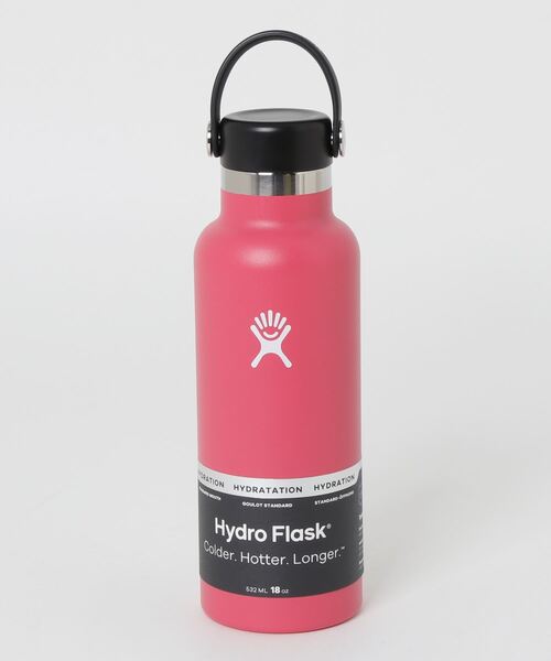 HYDRO FLASK(ハイドロフラスク)の「Hydro Flask/ハイドロフラスク ステンレスボトル ハイドレーション スタンダードマウス 18oz 5089013(水筒・メンズ・ホワイト/ブラック/グレー/オリーブ/コバルトブルー/ライトブルー/コーラルピンク/ミント/スカイブルー/クリアグリーン/レモンイエロー/ピンク/クリアブルー/インディゴブルー/ライトイエロー/ライラック/アクア/スモーキーグリーン系/ダークオレンジ/ライトパープル/ベージュ・FREE)」の20枚目の写真