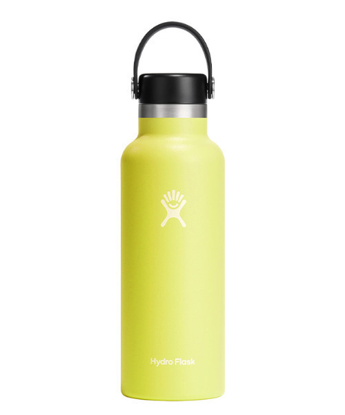 HYDRO FLASK(ハイドロフラスク)の「Hydro Flask/ハイドロフラスク ステンレスボトル ハイドレーション スタンダードマウス 18oz 5089013(水筒・メンズ・ホワイト/ブラック/グレー/オリーブ/コバルトブルー/ライトブルー/コーラルピンク/ミント/スカイブルー/クリアグリーン/レモンイエロー/ピンク/クリアブルー/インディゴブルー/ライトイエロー/ライラック/アクア/スモーキーグリーン系/ダークオレンジ/ライトパープル/ベージュ・FREE)」の17枚目の写真