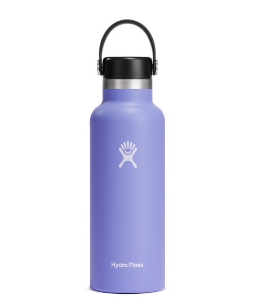 HYDRO FLASK(ハイドロフラスク)の「Hydro Flask/ハイドロフラスク ステンレスボトル ハイドレーション スタンダードマウス 18oz 5089013(水筒・メンズ・ホワイト/ブラック/グレー/オリーブ/コバルトブルー/ライトブルー/コーラルピンク/ミント/スカイブルー/クリアグリーン/レモンイエロー/ピンク/クリアブルー/インディゴブルー/ライトイエロー/ライラック/アクア/スモーキーグリーン系/ダークオレンジ/ライトパープル/ベージュ・FREE)」の16枚目の写真