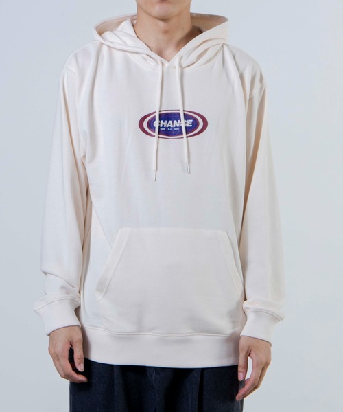 WEGO(ウィゴー)の「WEGO/ラウンドロゴプルパーカー(パーカー・メンズ・ブルー/アイボリー・SMALL/MEDIUM/LARGE)」の7枚目の写真