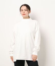 koe | 起毛フライスモックネックBIGプルオーバー＊(Tシャツ/カットソー)