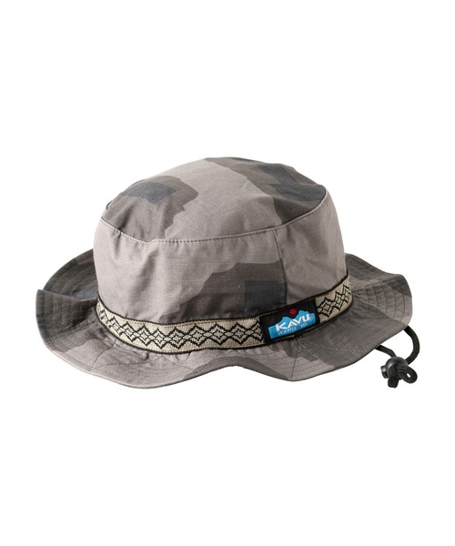 KAVU（カブー）の「KAVU/カブー KID'S RIPSTOP BUCKETHAT/キッズリップストップ バケットハット（ハット・キッズ・A/B/C/D/ブルー/モカ/オリーブ/ブラック・SMALL/MEDIUM）」の8枚目の写真