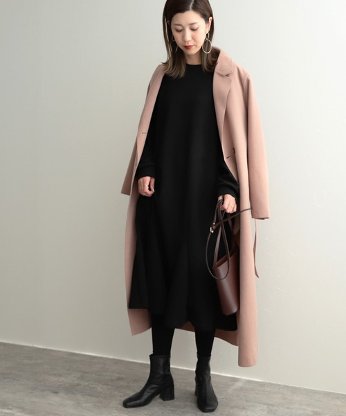 reca(レカ)の「ビッグシルエットスウェットフレアワンピース(ワンピース・レディース・ブラック/ホワイト/グレイッシュベージュ・FREE)」の10枚目の写真