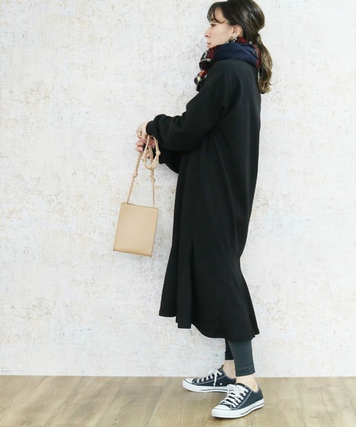 reca(レカ)の「ビッグシルエットスウェットフレアワンピース(ワンピース・レディース・ブラック/ホワイト/グレイッシュベージュ・FREE)」の14枚目の写真