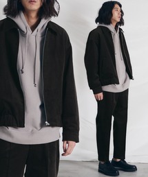 WYM LIDNM | 【WYM LIDNM】RAYON 11W CORDUROY ZIP SET-UP(セットアップ)