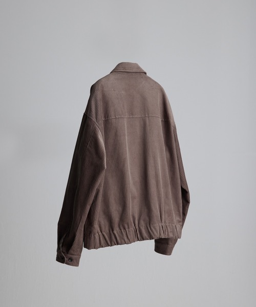 セットアップ 【WYM LIDNM】RAYON 11W CORDUROY ZIP SET-UP