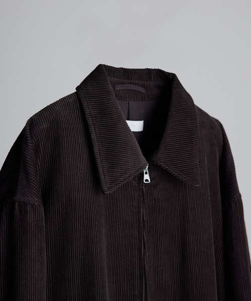 セットアップ 【WYM LIDNM】RAYON 11W CORDUROY ZIP SET-UP