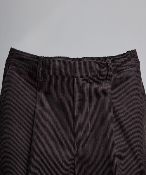 セットアップ 【WYM LIDNM】RAYON 11W CORDUROY ZIP SET-UP