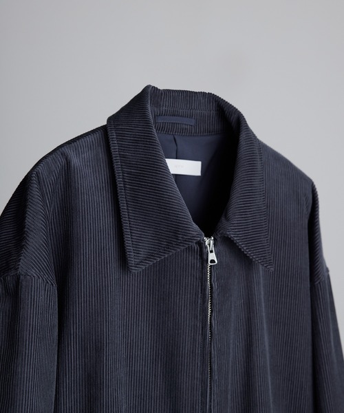 セットアップ 【WYM LIDNM】RAYON 11W CORDUROY ZIP SET-UP