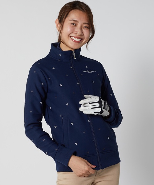 marie claire(マリ・クレール)の「【marie claire マリ・クレール】レディースブルゾン / スポーティー ゴルフウェア ストレッチ(ブルゾン・レディース・ブラック/ネイビー/レッド・LARGE/X-LARGE/MEDIUM/XX-LARGE)」の11枚目の写真