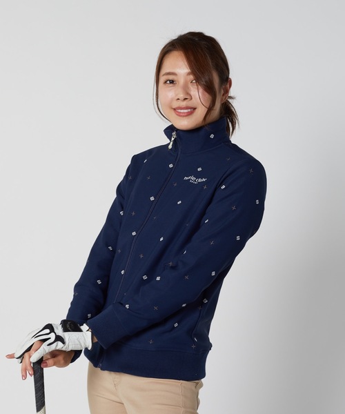 marie claire(マリ・クレール)の「【marie claire マリ・クレール】レディースブルゾン / スポーティー ゴルフウェア ストレッチ(ブルゾン・レディース・ブラック/ネイビー/レッド・LARGE/X-LARGE/MEDIUM/XX-LARGE)」の15枚目の写真