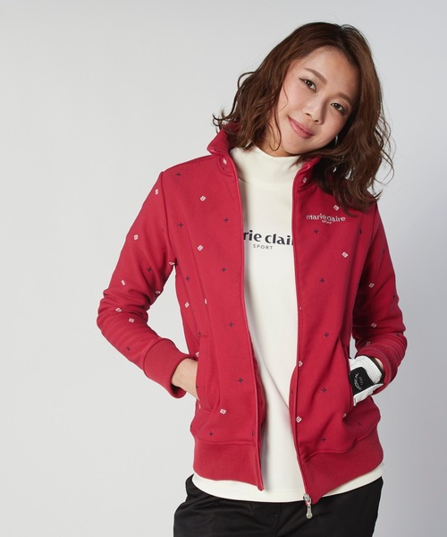marie claire(マリ・クレール)の「【marie claire マリ・クレール】レディースブルゾン / スポーティー ゴルフウェア ストレッチ(ブルゾン・レディース・ブラック/ネイビー/レッド・LARGE/X-LARGE/MEDIUM/XX-LARGE)」の22枚目の写真