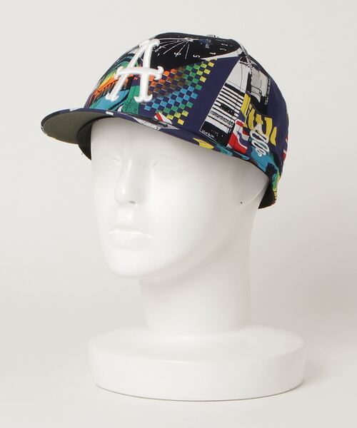 ALDIES（アールディーズ）の「80s A Cap / エイティーズエーキャップ（キャップ・メンズ・ブルー/ネイビー/ホワイト・MEDIUM/SMALL）」の22枚目の写真