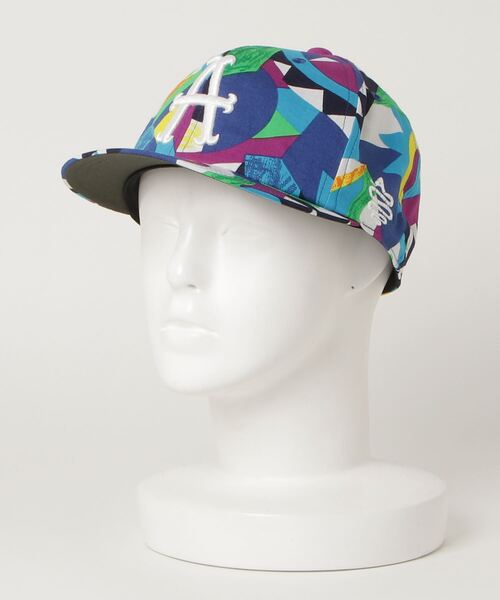 ALDIES（アールディーズ）の「80s A Cap / エイティーズエーキャップ（キャップ・メンズ・ブルー/ネイビー/ホワイト・MEDIUM/SMALL）」の6枚目の写真