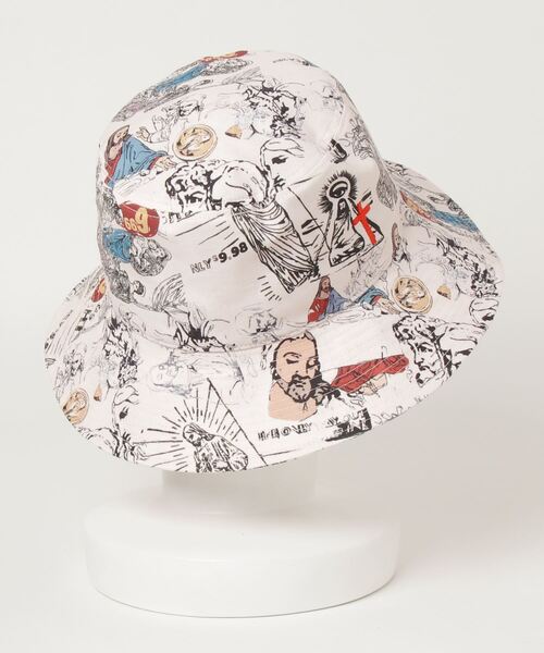 お*ん様 CA4LA バラ色の帽子 キャトルフルールベレー 花 刺繍 CA4LA