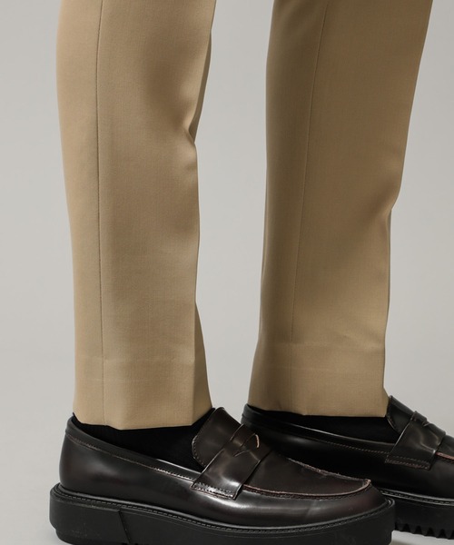 STUDIOUS SELECT（ステュディオスセレクト）の「【th】LOWITT/Slim Tailored Pants（スラックス・メンズ・ブラック/ベージュ・44/46）」の9枚目の写真