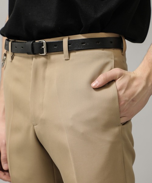 STUDIOUS SELECT（ステュディオスセレクト）の「【th】LOWITT/Slim Tailored Pants（スラックス・メンズ・ブラック/ベージュ・44/46）」の6枚目の写真