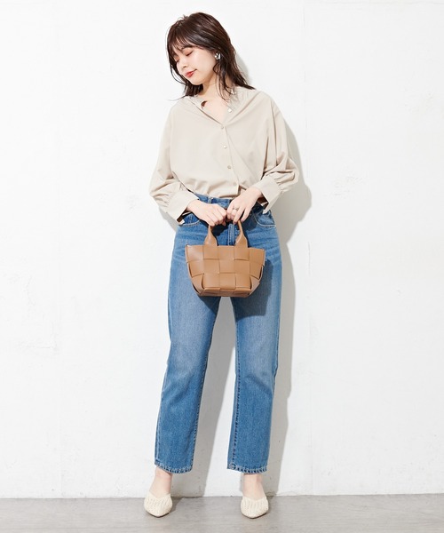 natural couture(ナチュラルクチュール)の「【WEB限定】BIGつけ衿おんなのこブラウス(シャツ/ブラウス・レディース・ベージュ/ブラック/オフホワイト・FREE)」の19枚目の写真