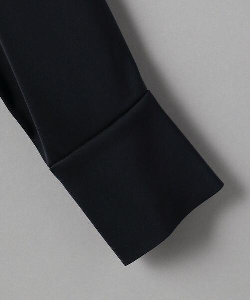 BEAUTY&YOUTH UNITED ARROWS(ビューティーアンドユースユナイテッドアローズ)の「BY DRESS サテンノーカラーロングスリーブワンピース(ドレス・レディース・ダークグリーン/ベージュ/ネイビー・SMALL/MEDIUM)」の15枚目の写真