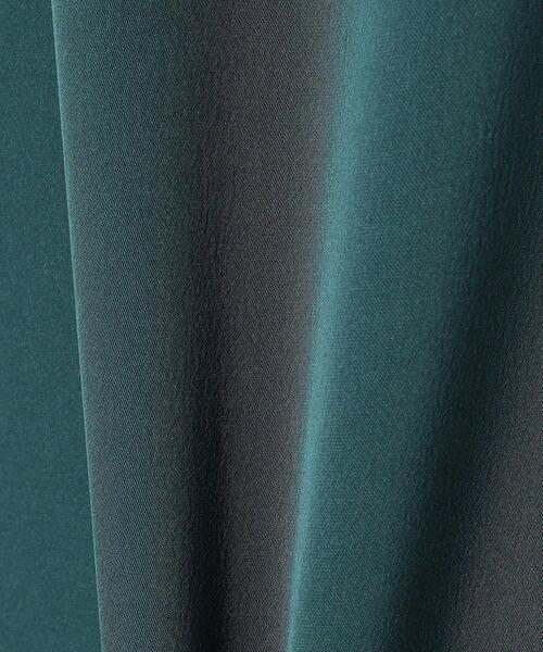 BEAUTY&YOUTH UNITED ARROWS(ビューティーアンドユースユナイテッドアローズ)の「BY DRESS サテンノーカラーロングスリーブワンピース(ドレス・レディース・ダークグリーン/ベージュ/ネイビー・SMALL/MEDIUM)」の19枚目の写真