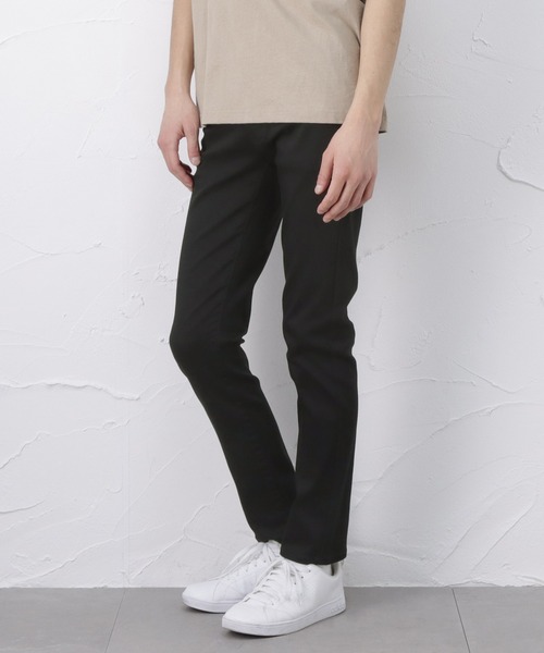 NAVY(ネイビー)の「NAVY RICH COLORS スキニーパンツ(チノパンツ・メンズ・ブラック・L/M/S/XL/XS)」の4枚目の写真