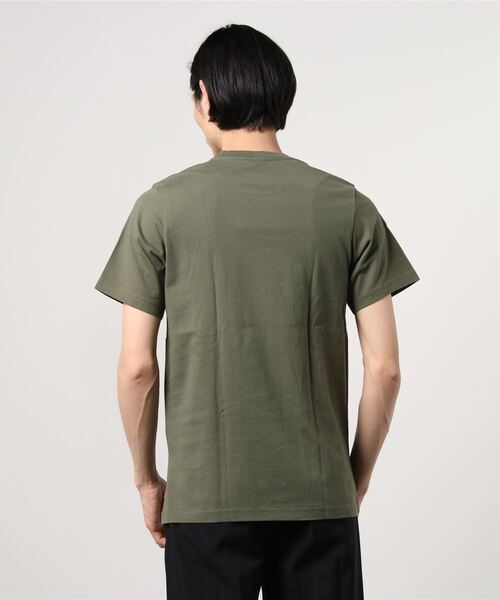 Levi's(リーバイス)の「Leiv's/リーバイス 90`S SERIF ロゴプリントTシャツ(Tシャツ/カットソー・メンズ・ホワイト/オリーブ・S/M)」の7枚目の写真