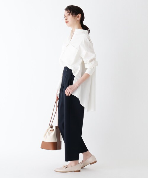 OPAQUE.CLIP（オペークドットクリップ）の「◆コットンブロードシャツ【WEB限定サイズ】（シャツ/ブラウス・レディース・ブラック/ブルー/ホワイト/ベージュ・34/36/40/42/38）」の15枚目の写真