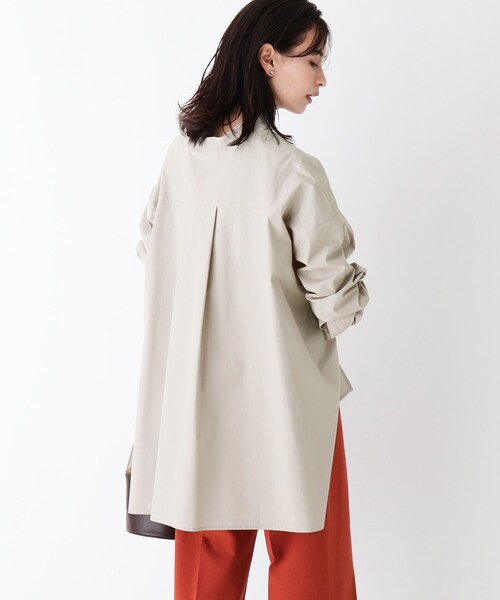 OPAQUE.CLIP（オペークドットクリップ）の「◆コットンブロードシャツ【WEB限定サイズ】（シャツ/ブラウス・レディース・ブラック/ブルー/ホワイト/ベージュ・34/36/40/42/38）」の20枚目の写真