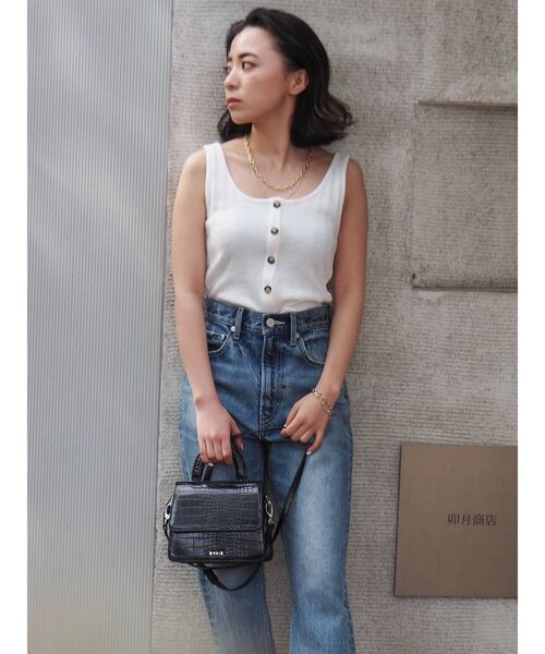 EVRIS（エヴリス）の「クロコライクミニクロスBAG（ショルダーバッグ・レディース・アイボリー/ブラック/カーキ・FREE）」の15枚目の写真