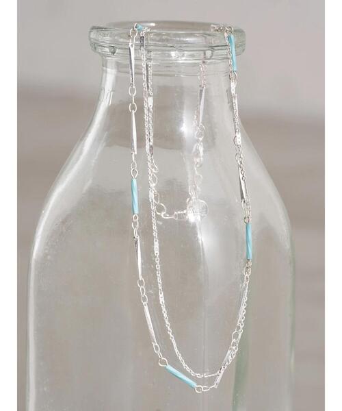 earth music&ecology（アースミュージックアンドエコロジー）の「ガラスビーズMIXネックレス ＊（ネックレス・レディース・シルバー/ゴールド・FREE）」の10枚目の写真