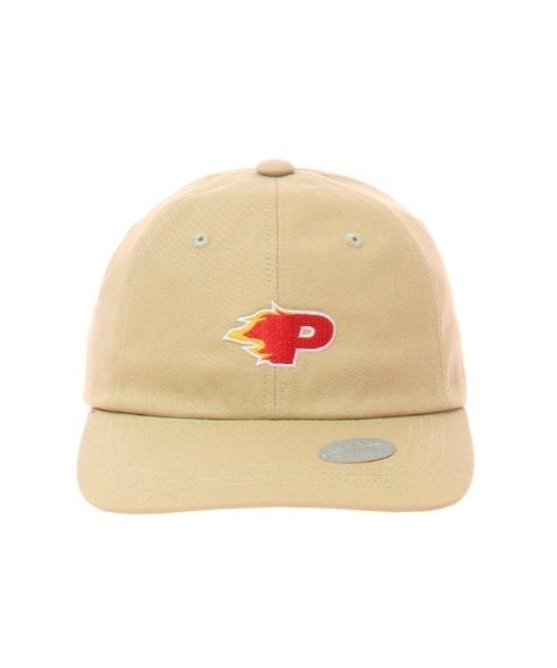 Paragraph（パラグラフ）の「『paragraph/パラグラフ』 P-LOGO EMBROIDERY CAP/ファイヤーパターン ピーロゴ デザイン キャップ（キャップ・メンズ・ブラック/ベージュ/カーキ・FREE）」の7枚目の写真