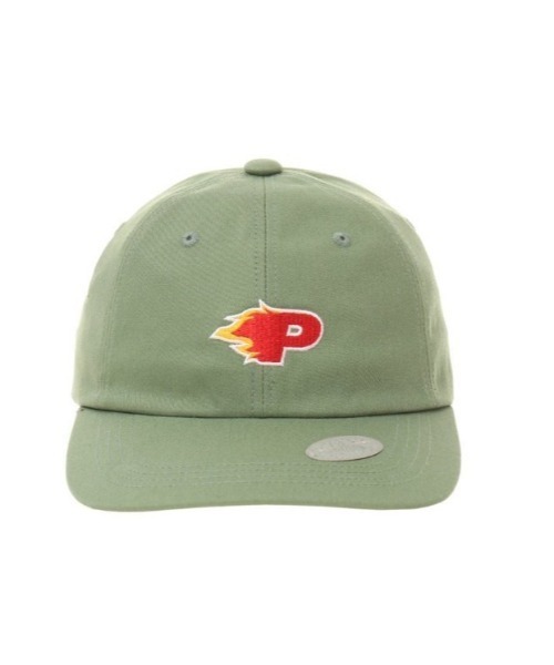 Paragraph（パラグラフ）の「『paragraph/パラグラフ』 P-LOGO EMBROIDERY CAP/ファイヤーパターン ピーロゴ デザイン キャップ（キャップ・メンズ・ブラック/ベージュ/カーキ・FREE）」の4枚目の写真