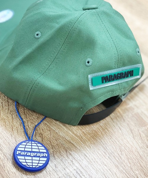 Paragraph（パラグラフ）の「『paragraph/パラグラフ』 P-LOGO EMBROIDERY CAP/ファイヤーパターン ピーロゴ デザイン キャップ（キャップ・メンズ・ブラック/ベージュ/カーキ・FREE）」の5枚目の写真