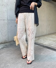 CAPRICIEUX LE'MAGE | 刺繍レースパンツ(その他パンツ)