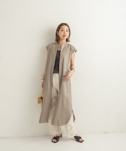 CAPRICIEUX LE'MAGE（カプリシューレマージュ）の「刺繍レースパンツ（その他パンツ・レディース・ブラック/ブラウン/オフホワイト・FREE）」の16枚目の写真