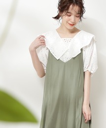 N.（N. Natural Beauty Basic） | ◆襟風ラッフルブラウス(Tシャツ/カットソー)