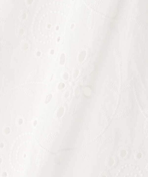 N.（N. Natural Beauty Basic）（エヌエヌナチュラルビューティーベーシック）の「◆襟風ラッフルブラウス（Tシャツ/カットソー・レディース・ブラック/オフホワイト・MEDIUM）」の12枚目の写真