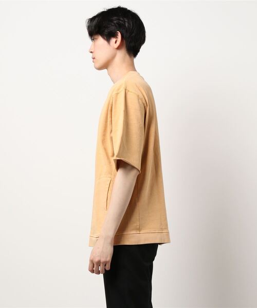 CIAOPANIC（チャオパニック）の「ドライタッチ天竺コットンビッグシルエットプルオーバーTシャツ（Tシャツ/カットソー・メンズ・チャコールグレー/パープル/ベージュ/オフホワイト・MEDIUM/LARGE）」の5枚目の写真