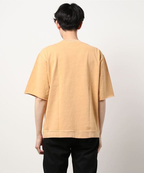 CIAOPANIC（チャオパニック）の「ドライタッチ天竺コットンビッグシルエットプルオーバーTシャツ（Tシャツ/カットソー・メンズ・チャコールグレー/パープル/ベージュ/オフホワイト・MEDIUM/LARGE）」の6枚目の写真